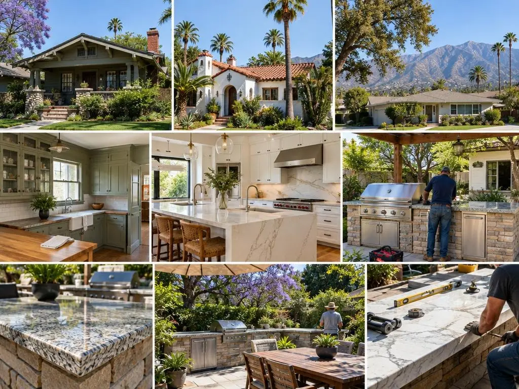 Outdoor Kitchen Countertops in Pasadena, CA